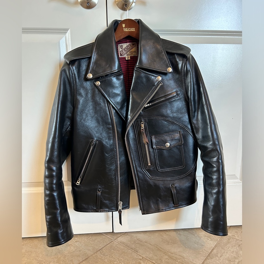 Y’2 Leather HR-55 Horse Teacore Jacket size 40